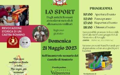 Lo Sport, domenica 21 maggio 2023, Rievocazione Storica di un Castra Romano. ASD Esercito, Alpini Paracadutisti